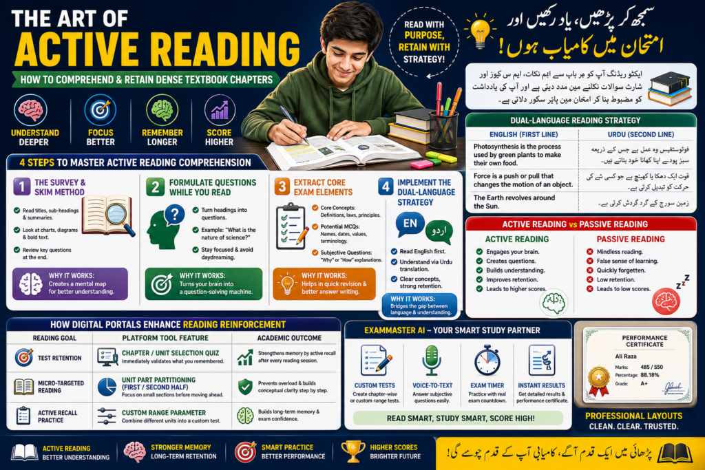 The Art of Active Reading How to Comprehend and Retain Dense Textbook Chapters