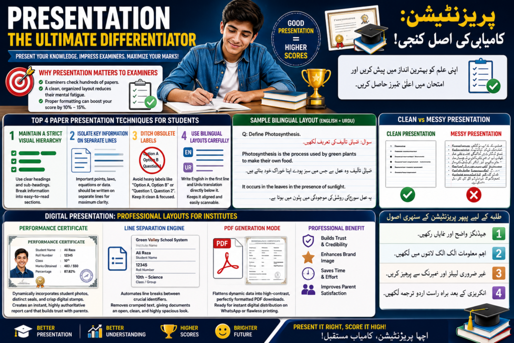 The Power of Paper Presentation How to Format Answers for Maximum Board Exam Marks
