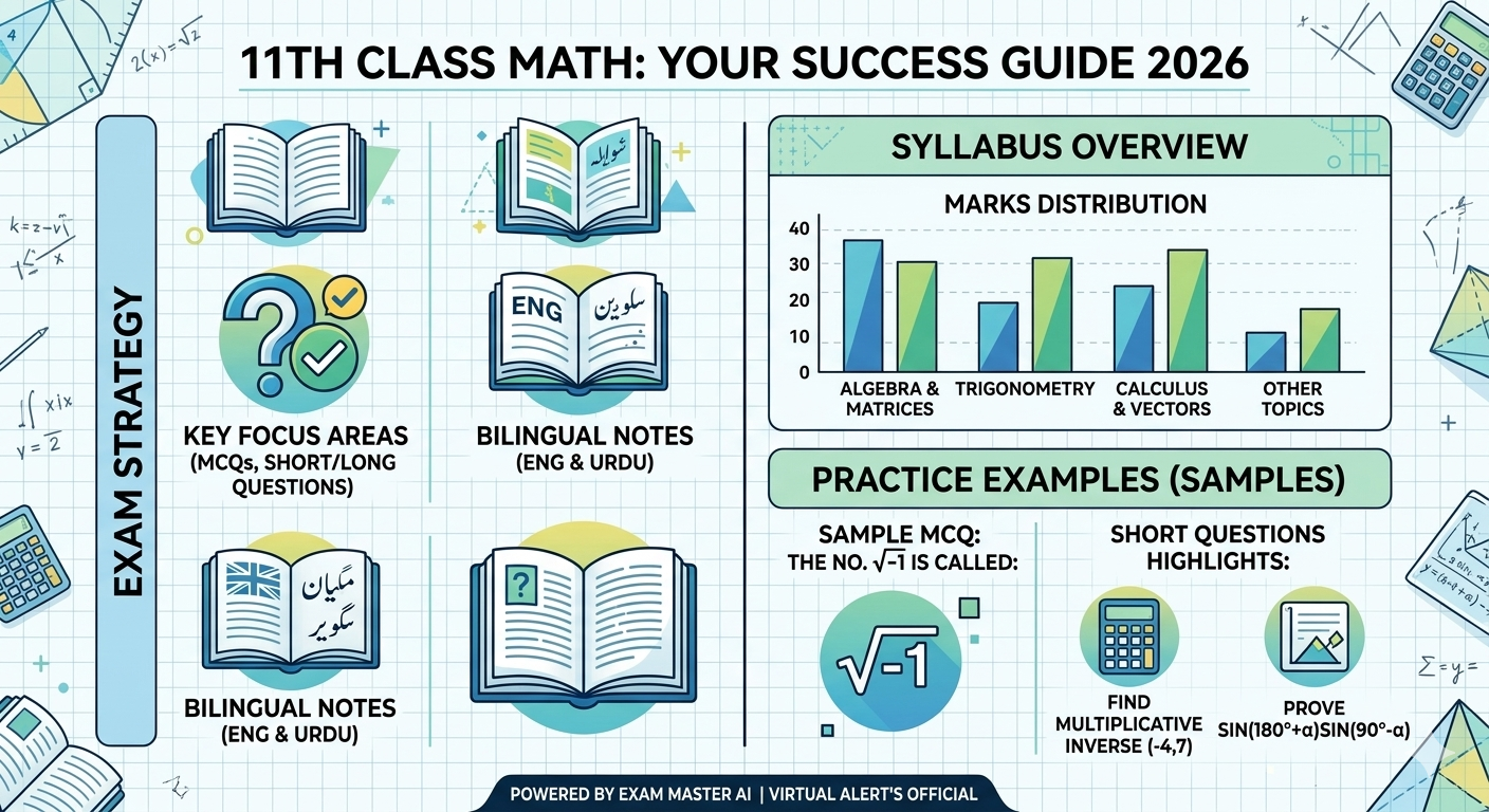 11th Class Math Notes & Pairing Scheme 2026 - Ultimate Guide