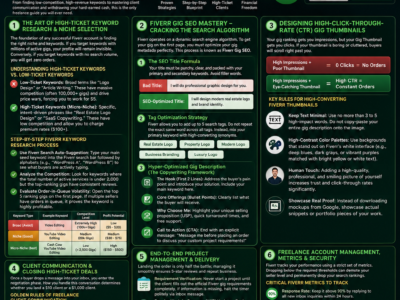 The Ultimate Fiverr Success & Client Hunting Masterclass: The Complete Blueprint to Rank Gigs, Land High-Paying Clients, and Scale Your Freelance Business