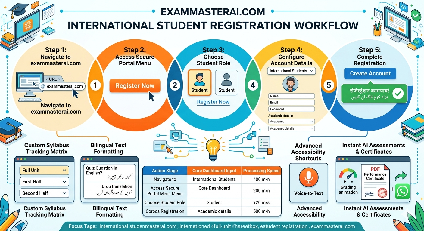 How to Register as an International Student on portal