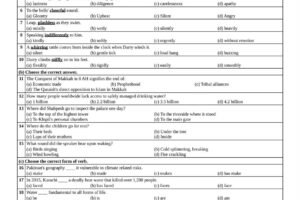 Inter Part-1 English Revision Test 2026